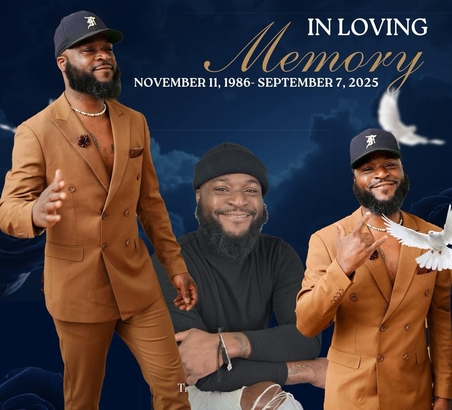 In loving memory of Kawandy Dixon — memorial poster